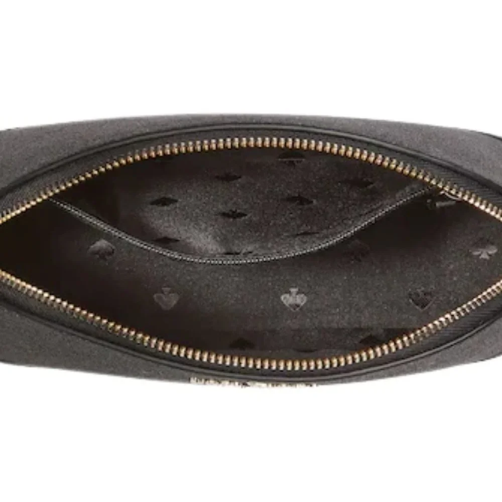 Kate Spade Black Tinsel Small Dome Crossbody